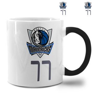 独行侠诺维茨基退役小牛城市版东契奇变色杯子可用马克杯陶瓷水杯