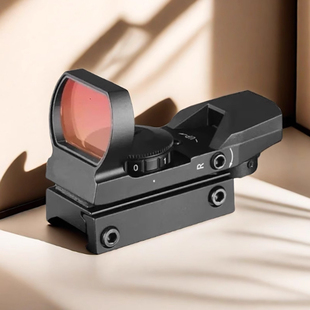 金属四变点红点20mm卡槽全息镜高清虹膜望远镜模型弹弓玩具器具