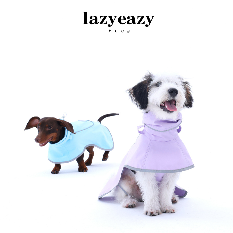 LazyEazy宠物狗狗三防斗篷雨衣中小型犬防水防雨防污外出衣服