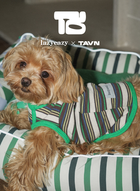 Lazyeazy TAVN 【条纹撞色宠物窝】合作款菱格条纹撞色舒适宠物窝