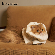 ПЭТ Элизабет lazyeazy伊丽莎白圈柔软充棉围脖猫咪狗狗衣服绝育防护项圈可爱