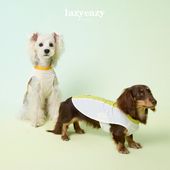 Lazyeazy宠物狗狗凉凉衣撞色凉感马甲春秋舒适时尚 中小型犬衣服