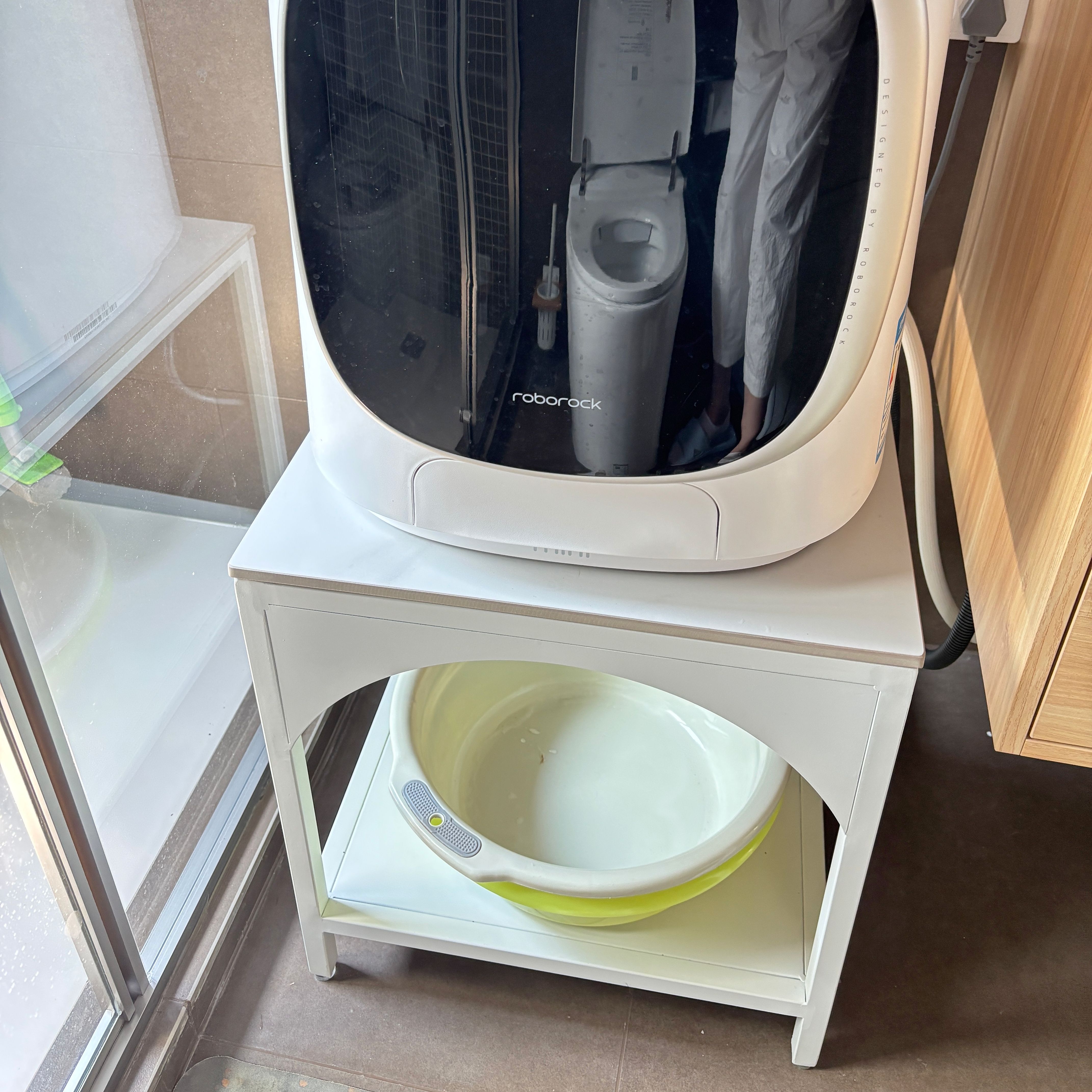 整体发货岩板面迷你洗衣机置物架