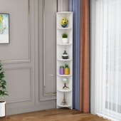 简约现代转角柜置物三角柜实木书柜墙角柜