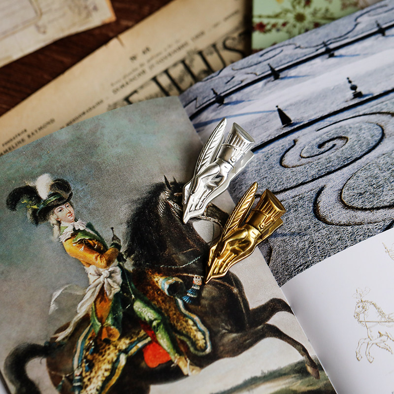 문구 클립 오리올스 꽃 쓰기 노트 손 책 클립 빈티지 수납 레트로 사진 소품 포즈