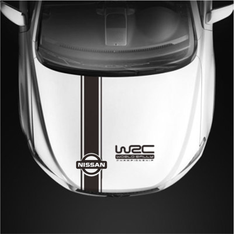 适用日产汽车贴纸引擎盖贴花车头