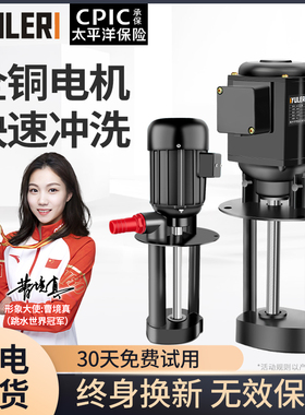 渝乐线切割磨铣车机床冷却循环水泵DBAB单相220V三相380V油泵电泵