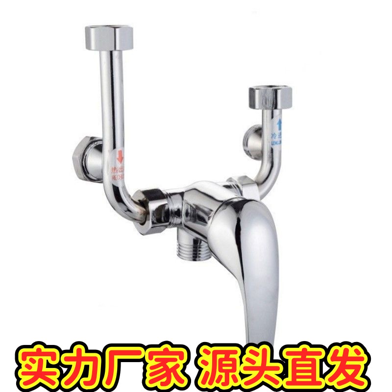 铜电热水器混水阀家用学校工程浴室明装淋浴龙头热水器混水阀fj20