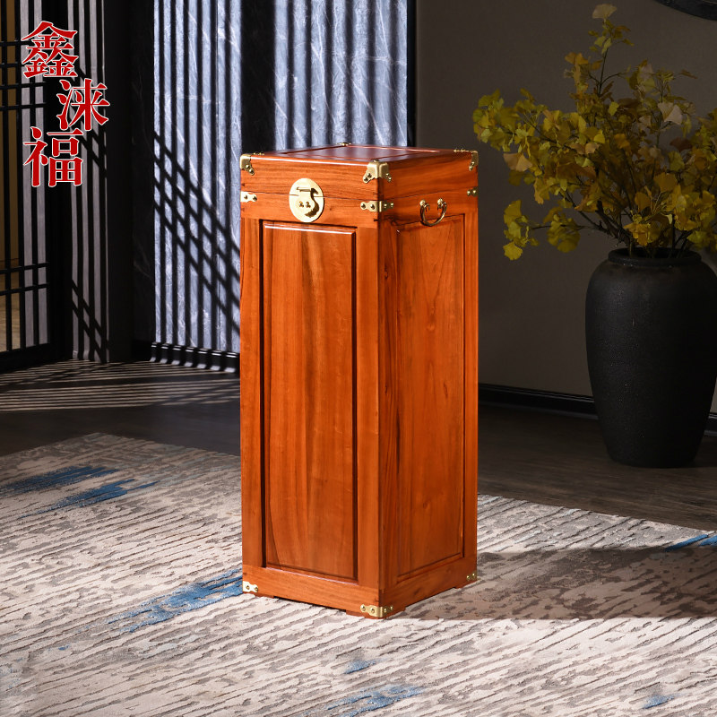 香樟木箱子全实木婚嫁箱立式收藏箱衣箱储物箱字画收纳箱结婚收藏