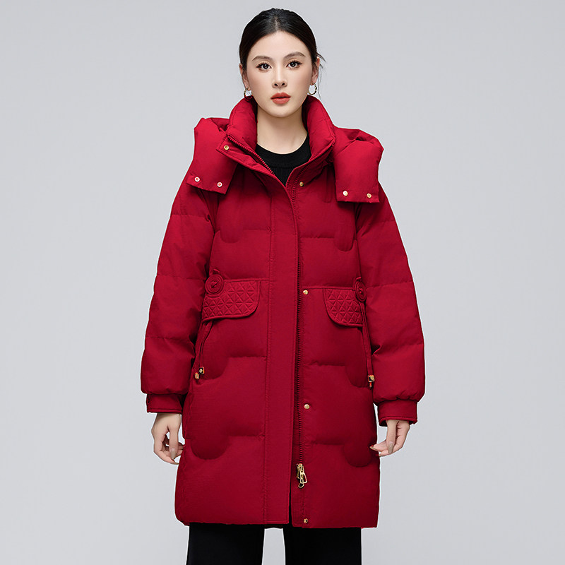 羽绒棉服女中长款2026羽绒新款韩版宽松冬季加厚保暖通勤百搭外套,女装/女士精品,棉衣/棉服,淘宝优惠券,粉丝福利购,淘宝优惠卷