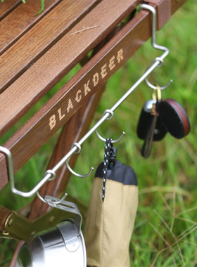 blackdeer户外露营不锈钢蛋卷桌雪峰igt桌子挂架餐具收纳灯架