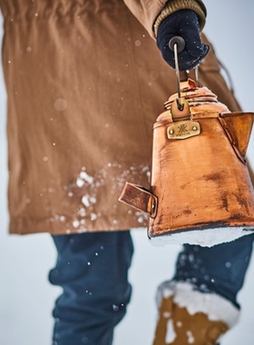 Fireside Grandma Copper 奶奶铜壶户外露营外铜内镀锡手工烧水壶