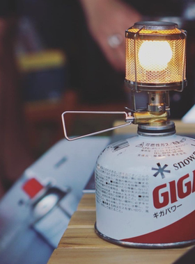 日本原装snow peak雪峰GP自动点火小型汽灯露营灯天灯GL100AR灯纱