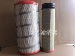 适配k2342豪沃T5G空气滤芯器752W08400-6001空滤1C24820气格