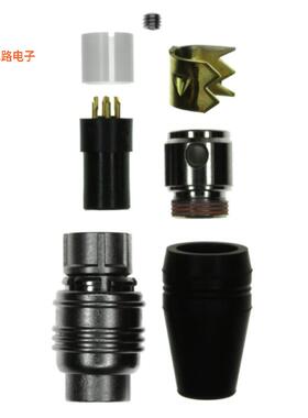 HR25A-7P-4S -原装[CONN PLUG FMALE 4P GOLD SLDR