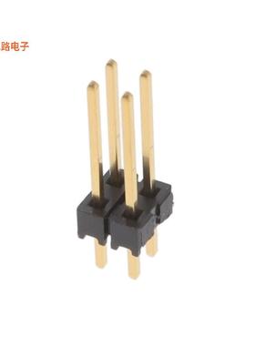 MTSW-102-22-G-D-400 -[全新CONN HEADER VERT 4POS 2.54MM]