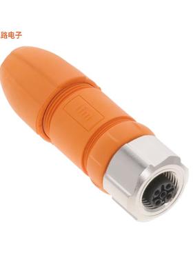 EVC810 -原装[CONN WIREABLE FEM M12 ECOLINK插头，母插口