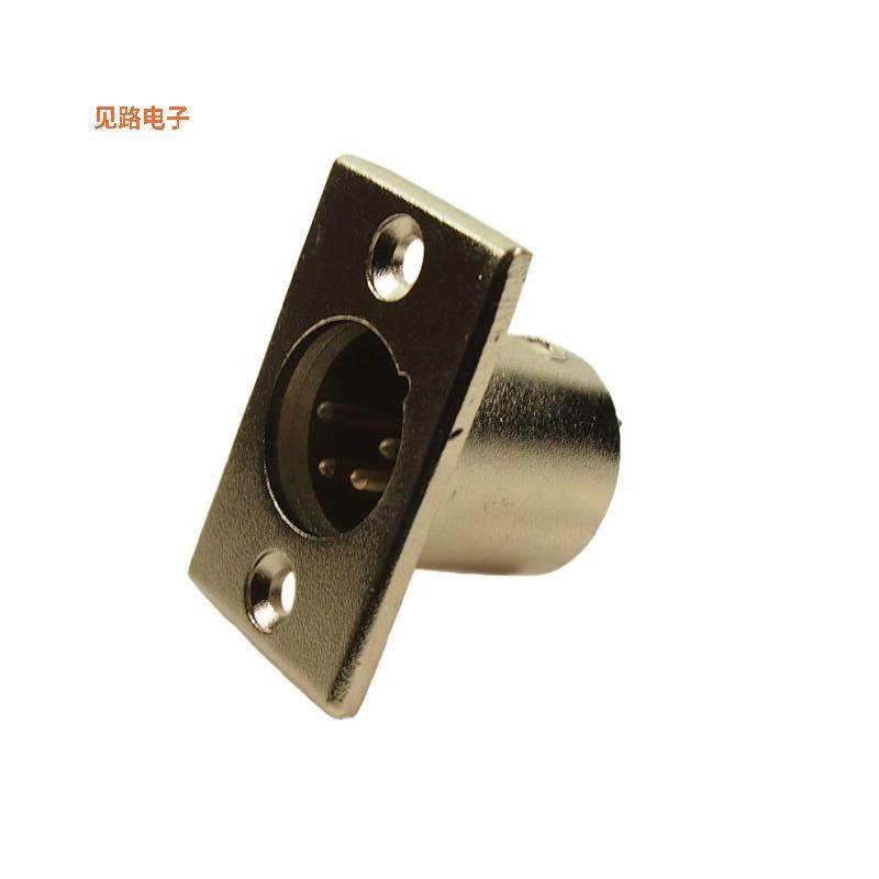 FC6125 -原装[XLR  4ACM/M 4 PIN MALE插座，公形引脚