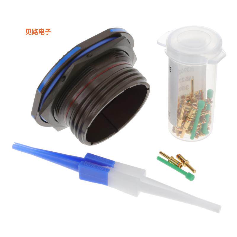 D38999/24WJ37PN -原装[JAM NUT RECEPTACLE插座,公形引脚