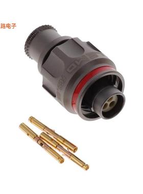 FGS.0M.303.XLMT -[全新CONN PLUG FMALE 3POS GOLD CRIMP]