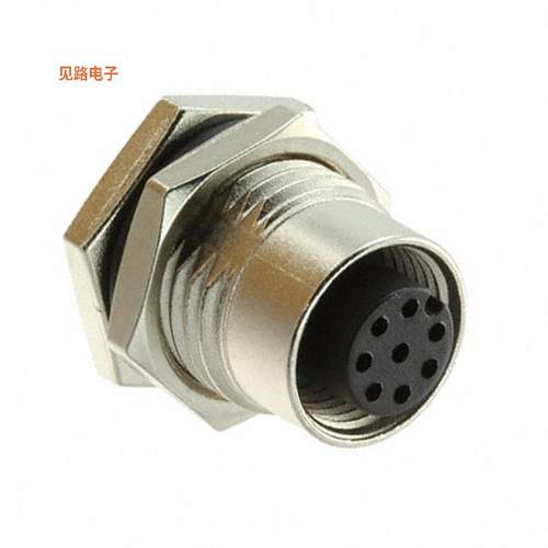 M12A-08PFFS-SF8001 -[全新CONN RCPT FMALE 8P GOLD SLDR CUP]