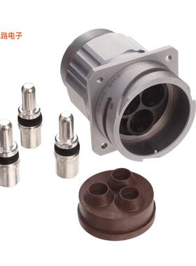 GTCE030R36-4P(072) -[全新GTC-E, SQUARE FLANGE RECEPTACLE,]