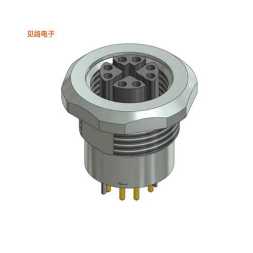 43-02760 -原装[CONN PLUG FMALE 8POS GOLD SOLDER插头，母插口