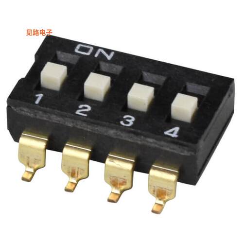 DS04-254-2-04BK-SMT -[全新SWITCH SLIDE DIP SPST 0.025A 24V]