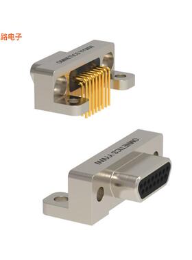 A98055-015 -原装[CONN MICRO-D PLUG 15POS R/A SLDR