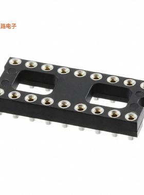 114-87-318-41-134161 -[全新CONN IC DIP SOCKET 18POS GOLD]