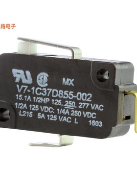 V7-1C37D855-002 -原装[SWITCH SNAP ACT SPST-NC 15A 12