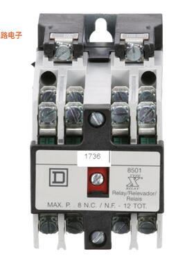 8501XO80V02 -原装[RELAY 600VAC 10AMP NEMA +OPTIONS底座安装