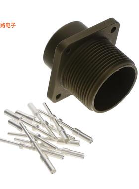 CA3102E18-1P-F80 -原装[MIL-DTL 5015 SERIES I插座，公形引脚