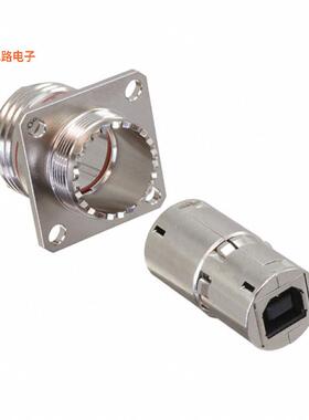 USBBFTV22N -[全新CONN RCP USB2.0 TYPEB 4P PNL MNT]