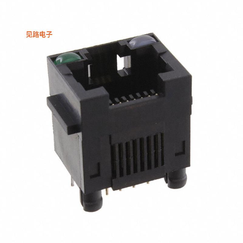 MTJ-88DX1-LV -原装[RJ45 MODULAR JACK, DIP, TOP ENTR插孔
