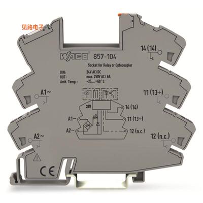 857-104 -原装[RELAY SOCKET; NOMINAL INPUT VOLT插口