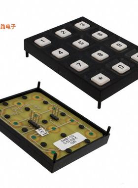 84AB1-102 -[全新SWITCH KEYPAD 12KEY 0.01A 24V]
