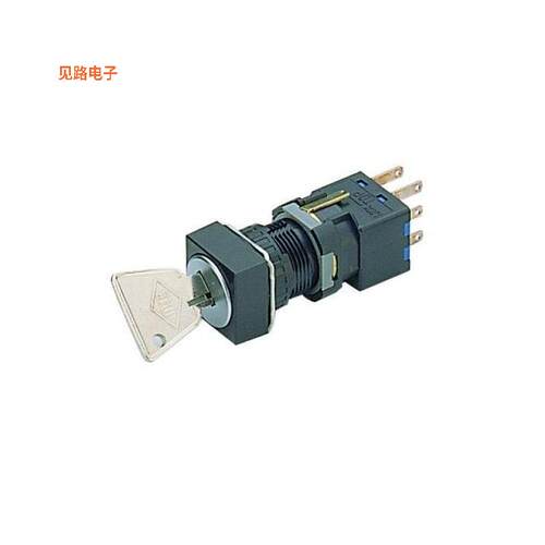 M6K-B20S2-C -[全新SWITCH KEYLOCK 2POS DPDT 2A 250V]