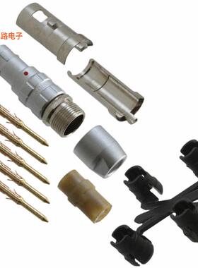 JBXFD0G05MCSDSR -[全新CONN PLUG MALE 5POS GOLD CRIMP]