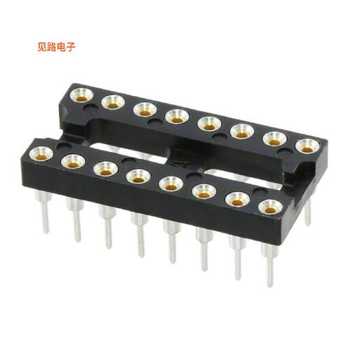 2-1437539-9 -[全新CONN IC DIP SOCKET 16POS GOLD]