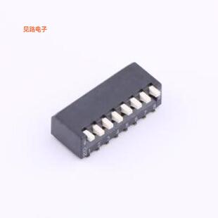 HX 2.54-8P TPCB -[立贴侧拨SMD,P=2.54mm拨码