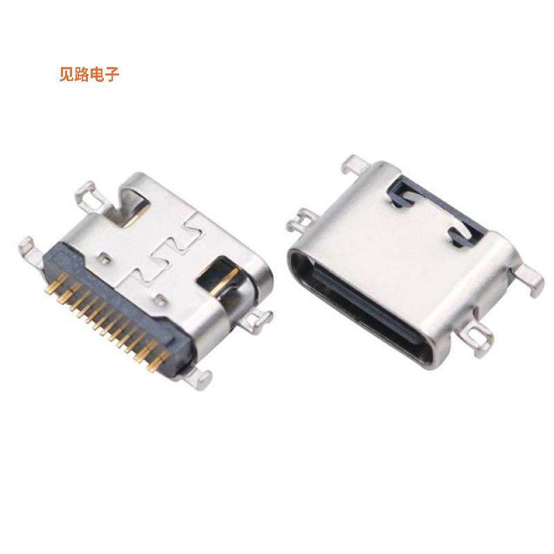 A-USBC-20F0-EA-GSR03 -[全新CONN RCPT USB2.0 TYPC 16P