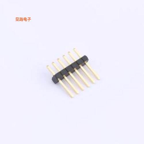 X1311WV-06J-C40D24 -[(X1311)1.27单排单塑插件,P=1.27mm排针