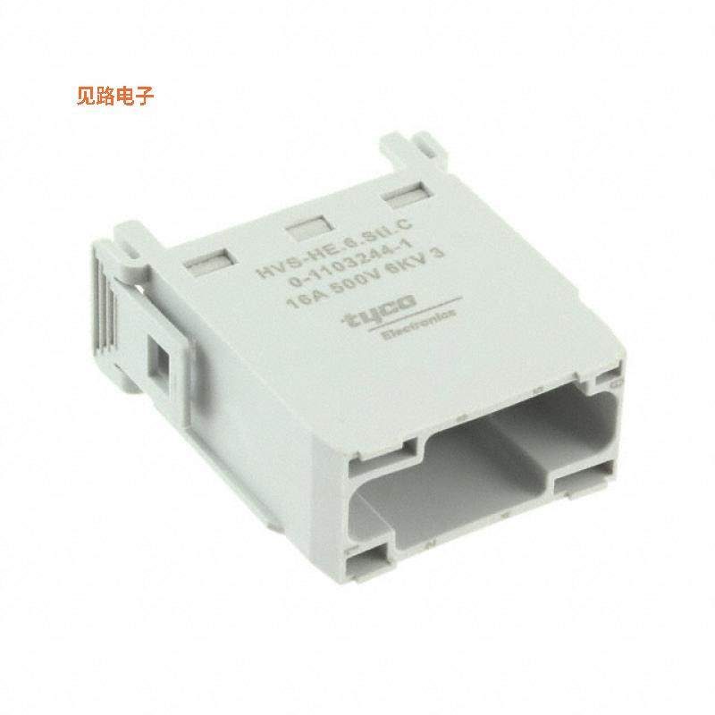 1103244-1 -原装[MODULE MALE 6POS CRIMP无触头模块