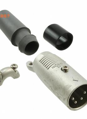 XLR412C -原装[CONN PLUG MALE XLR 4P SOLDER插头，公引脚