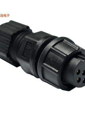 BD-06BFFA-LL7001 -[全新CONN PLUG FMALE 6P GOLD SLDR CUP]