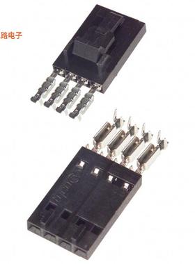 103957-3 -原装[CONN RCPT 4POS IDC 22-26AWG GOLD插座