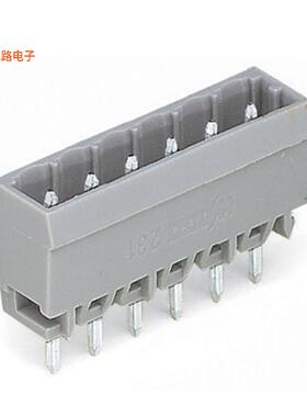 231-166/001-000 -[全新TERM BLOCK HDR 6POS 5MM]