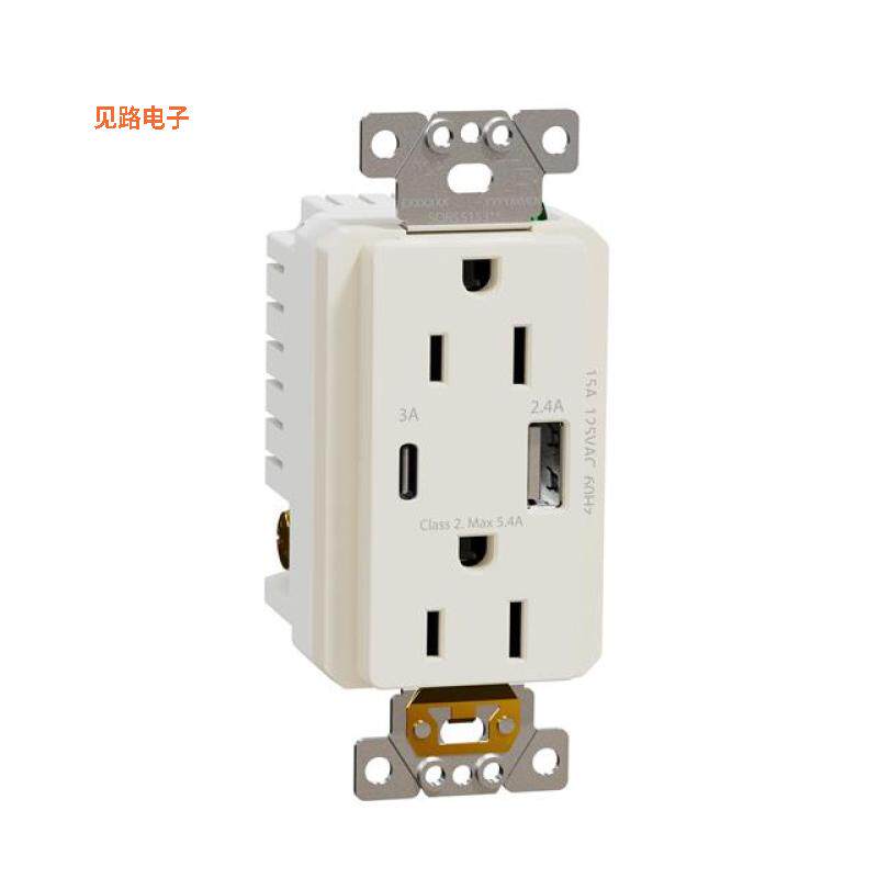 SQR55153LA -[全新USB A/C 5.4A CHARGR TR DUPLX 15A]