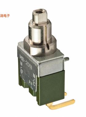 MB2011SA2G31 -原装[SWITCH PUSH SPDT 0.4VA 28V通孔，直角